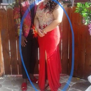 Red prom dress